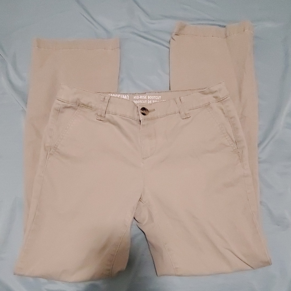 Mossimo bootcut khaki pants size 8